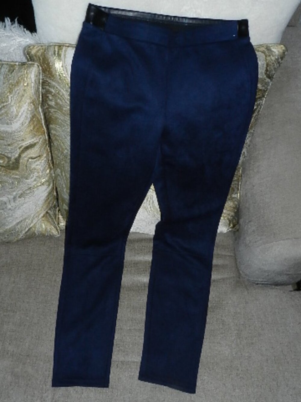 White House Black Market Faux Suede The Legging Size 4